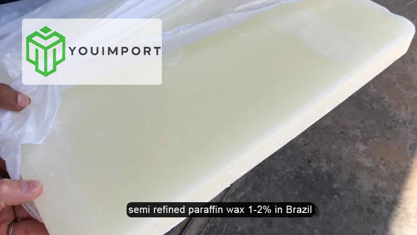 semi refined paraffin wax 1-2% in Brazil
